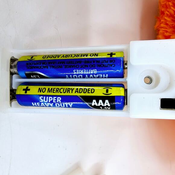 Build A Bear Orange Pumpkin Bear Glow Light Up Halloween 17” Plush WORKING - Picture 11 of 13